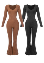 Load image into Gallery viewer, Deily Flared Jumpsuits
