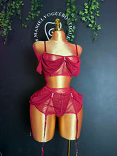 Load image into Gallery viewer, Wine Princess Treatment Lingerie
