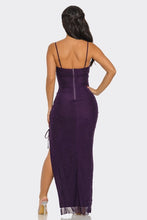 Load image into Gallery viewer, Grape Gala Dress
