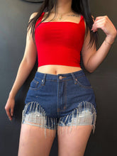 Load image into Gallery viewer, High Rise Demin Shorts