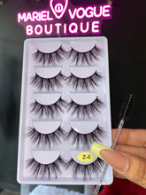 Load image into Gallery viewer, 5 PAIR LASHES.
