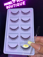 Load image into Gallery viewer, 5 PAIR LASHES.