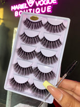 Load image into Gallery viewer, 5 PAIR LASHES.