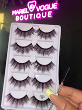 Load image into Gallery viewer, 5 PAIR LASHES.