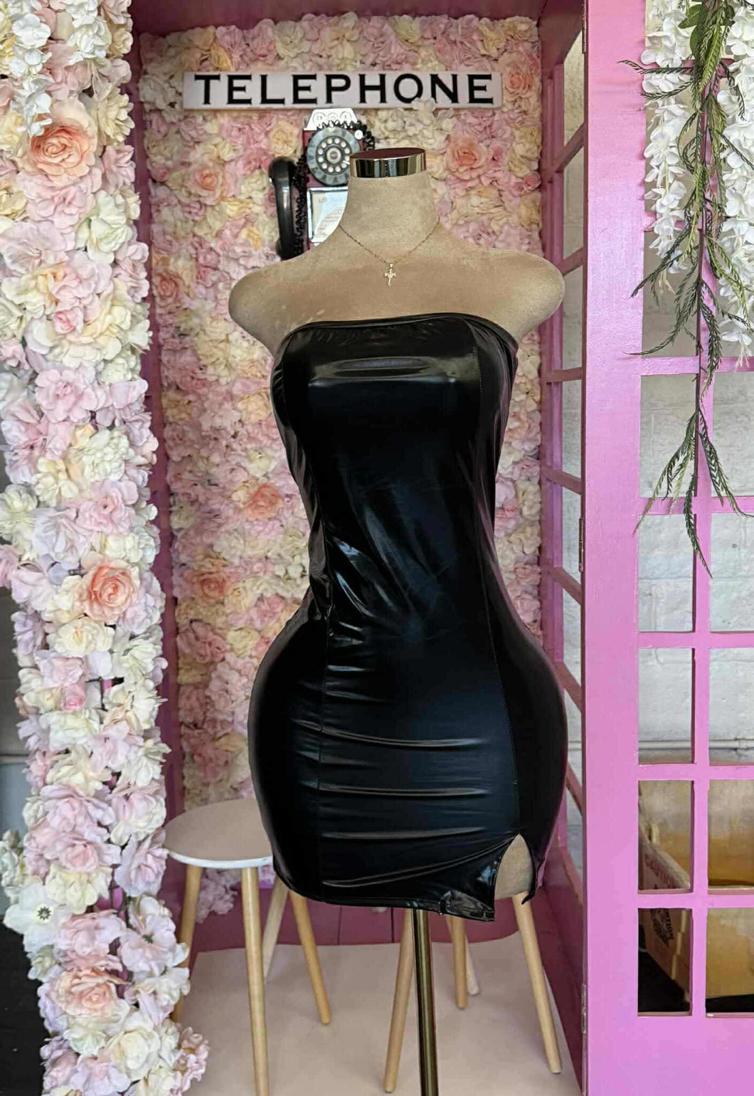 Super Women Latex Dress