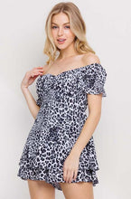 Load image into Gallery viewer, Cheetah romper
