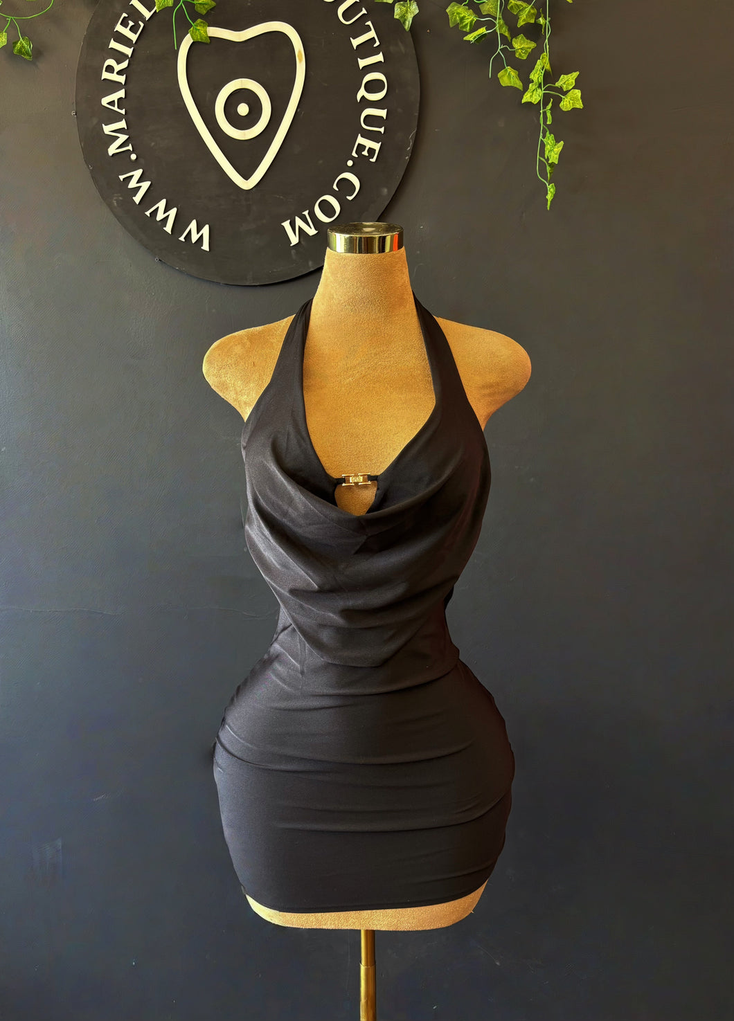 Charcoal Charm Dress