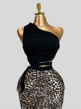 Load image into Gallery viewer, Noir Wrap Top
