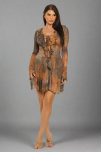 Load image into Gallery viewer, Crisp Leaves Charm Dress
