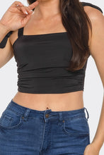 Load image into Gallery viewer, Lupita black CROPTOP
