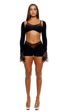 Load image into Gallery viewer, Lounge Lace Bralette and Briefs Lingerie Set
