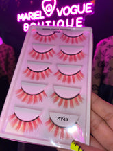 Load image into Gallery viewer, 5 PAIR COLORFUL LASHES
