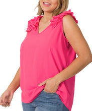 Load image into Gallery viewer, HOT PINK PLUS BLOUSE
