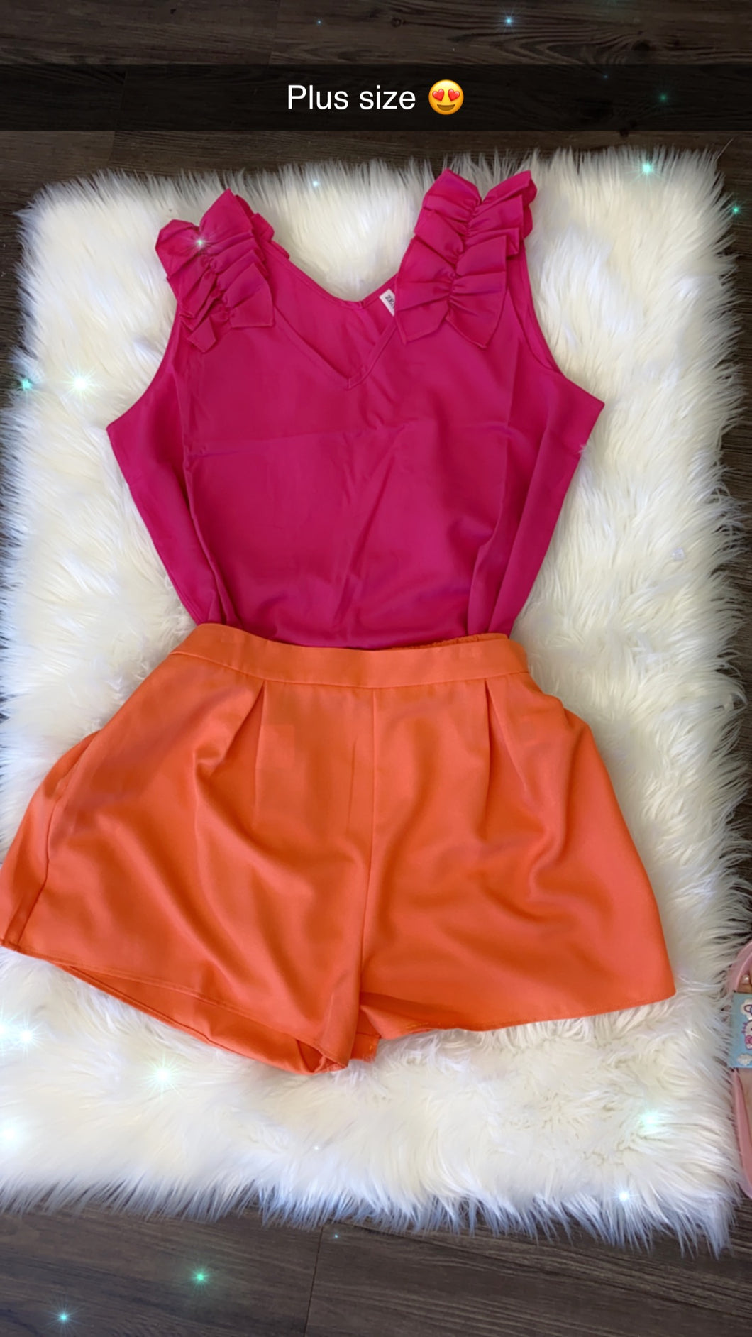 HOT PINK PLUS BLOUSE