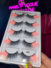 Load image into Gallery viewer, 5 PAIR COLORFUL LASHES
