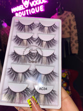 Load image into Gallery viewer, 5 PAIR COLORFUL LASHES
