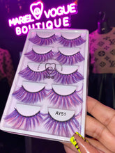 Load image into Gallery viewer, 5 PAIR COLORFUL LASHES
