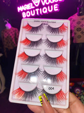 Load image into Gallery viewer, 5 PAIR COLORFUL LASHES
