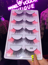Load image into Gallery viewer, 5 PAIR COLORFUL LASHES
