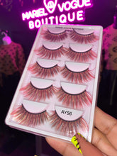 Load image into Gallery viewer, 5 PAIR COLORFUL LASHES

